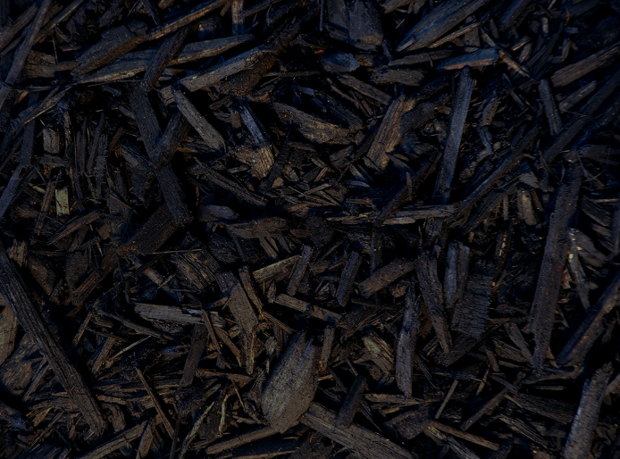 black woodchip Mulch